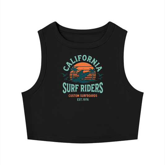 Women's Tight Crewneck Crop Tank Top