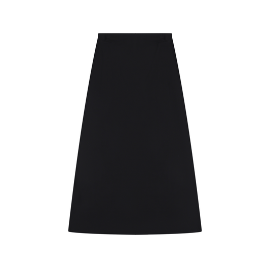 Women's Solid Color Knit Maxi Skirt