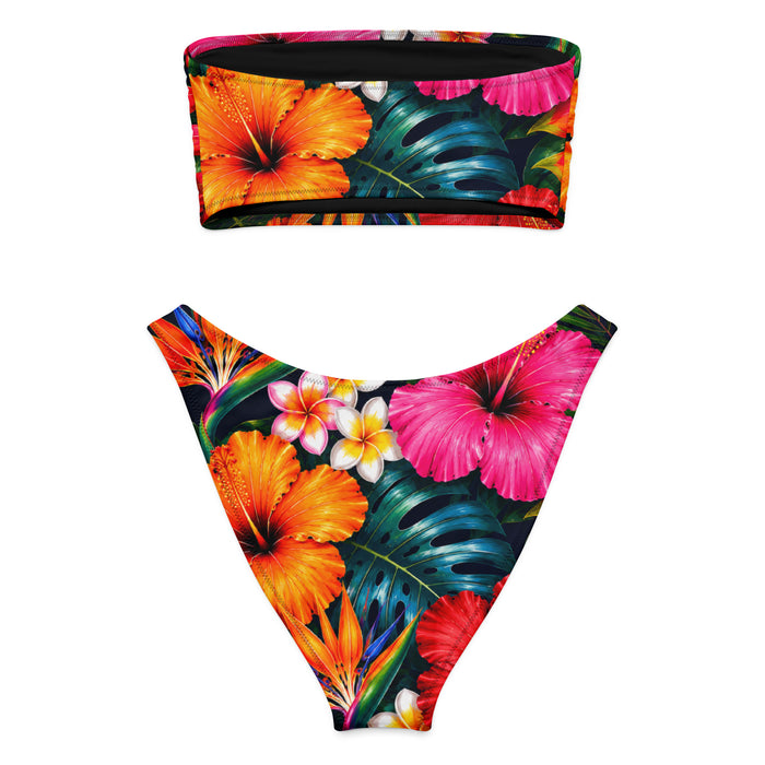 Recycled bandeau bikini