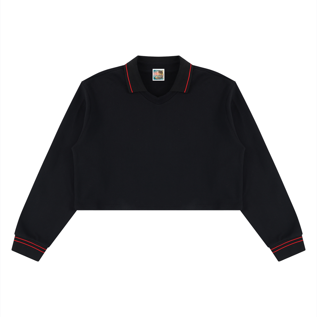 Women’s Crop Collared Sweatshirt